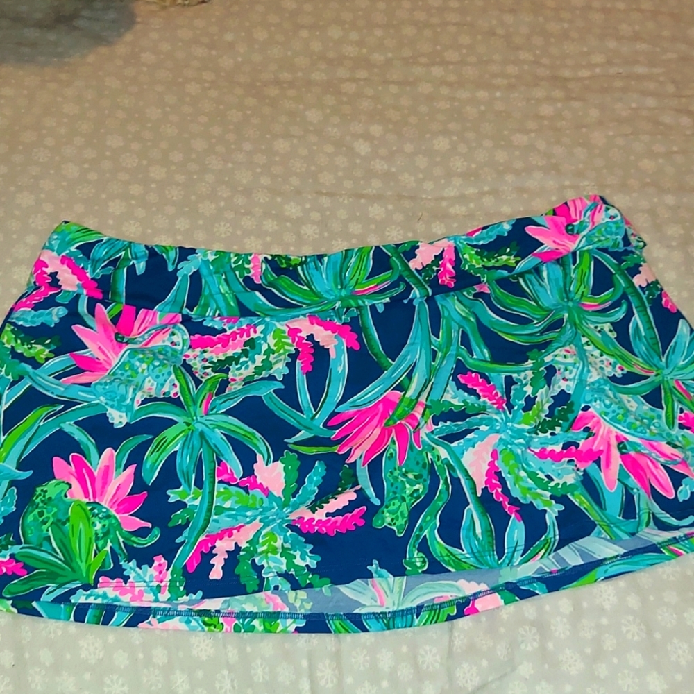 Lilly Pulitzer Bathing Swim Suit bottom skirt size 16 - Picture 1 of 3